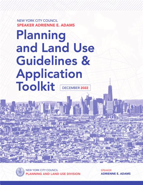 york city council planning requirements.